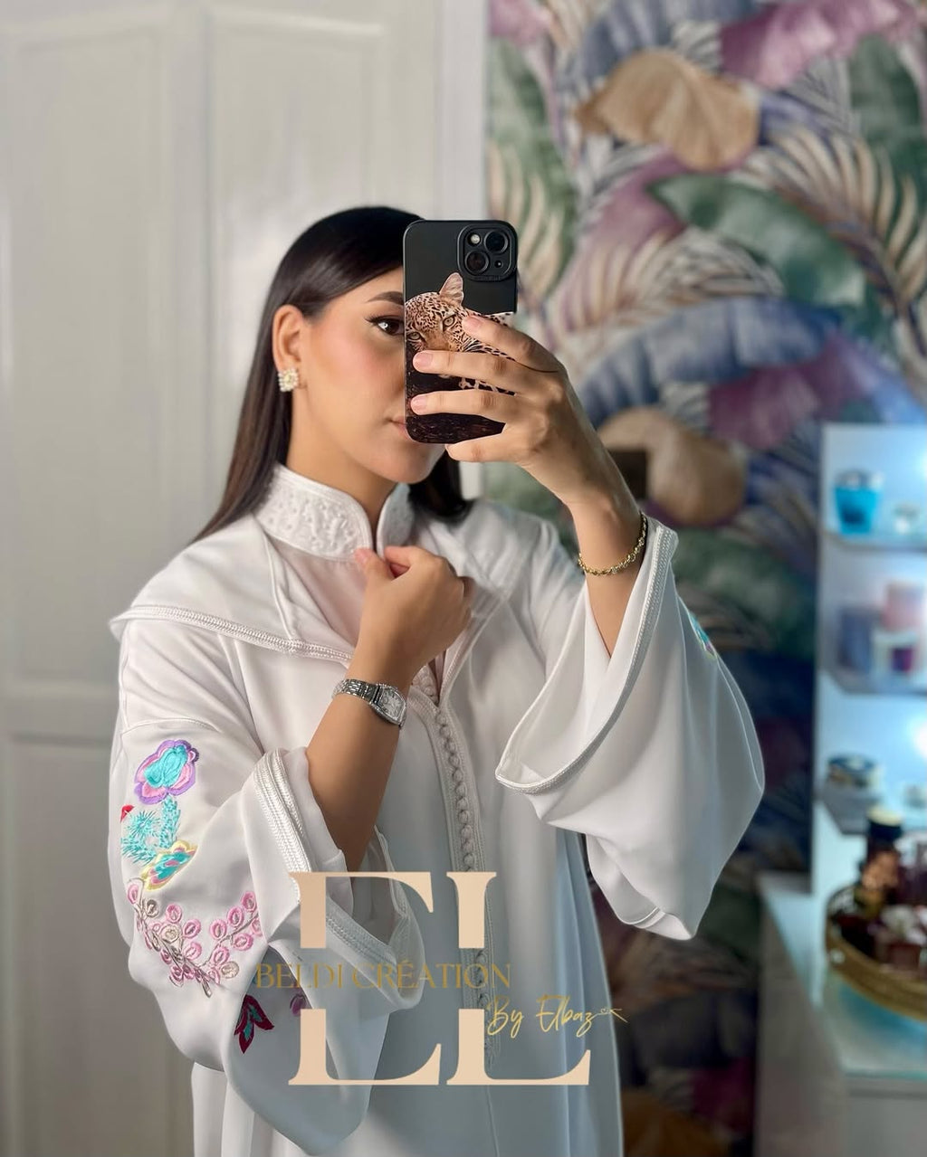 jellaba embroidered